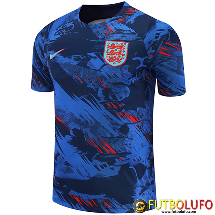 Camiseta Entrenamiento Inglaterra Azul/Rojo 2022/2023