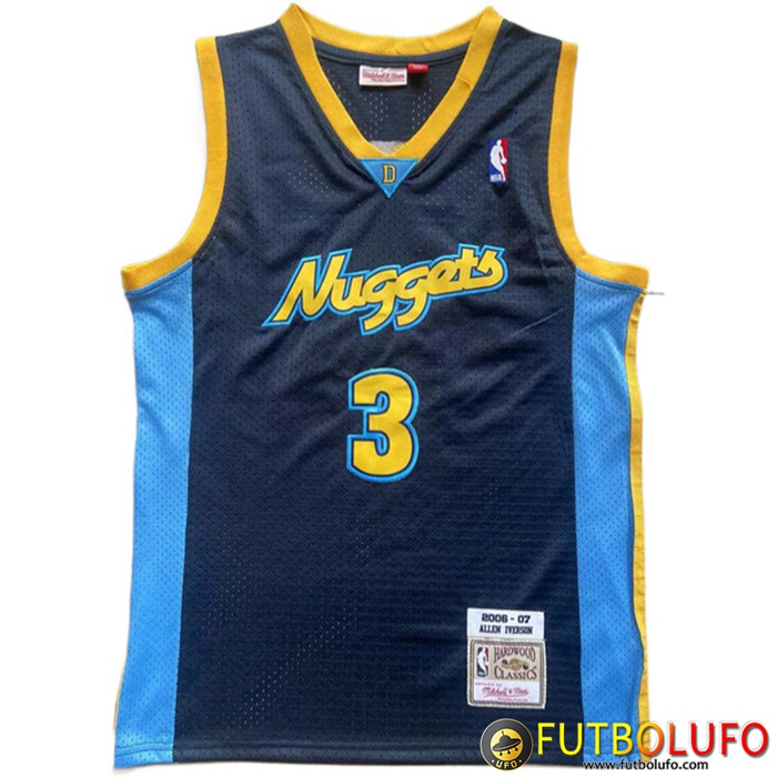 Camisetas Denver Nuggets (IVERSON #3) 2022/23 Azul marino