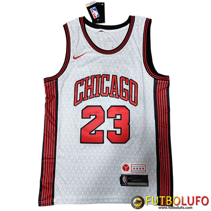 Camisetas Chicago Bulls (JORDAN #23) 2022/23 Blanco