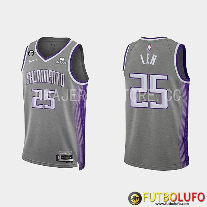 Camisetas Sacramento Kings (LEN #25) 2022/23 Gris