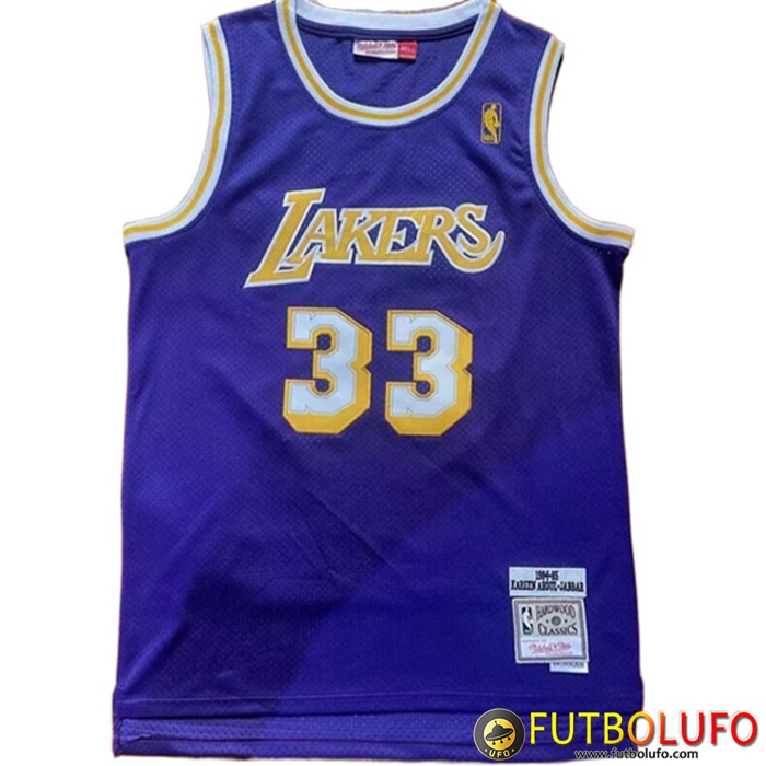 Camisetas Los Angeles Lakers (ABDUL-JABBAR #33) 2022/23 Violeta
