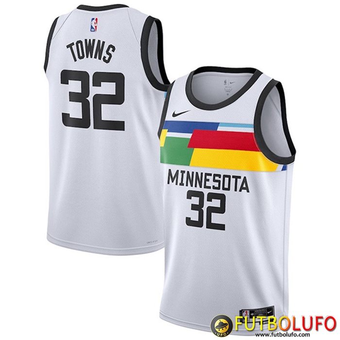 Camisetas Minnesota Timberwolves (BRISSETT #12) 2022/23 Blanco