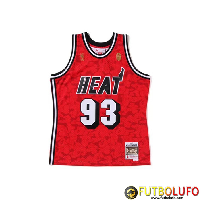 Camisetas Detroit Pistons (BAPE #12) 2022/23 Rojo