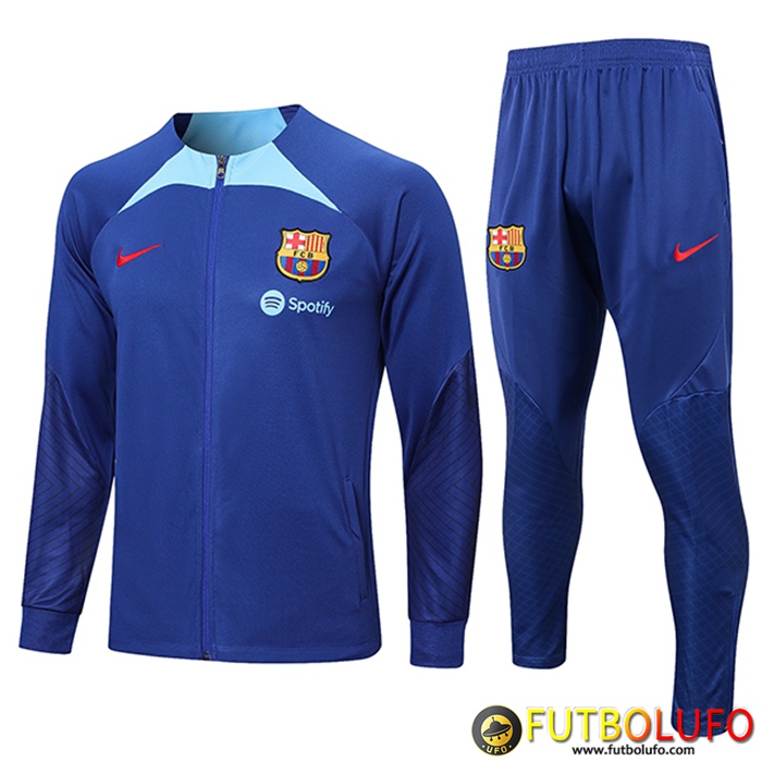 Chandal Equipos De Futbol - Chaqueta FC Barcelona Azul marino 2022/2023