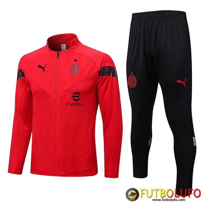 Chandal Equipos De Futbol - Chaqueta AC Milan Rojo 2022/2023