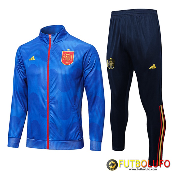 Chandal Equipos De Futbol - Chaqueta España Azul 2022/2023