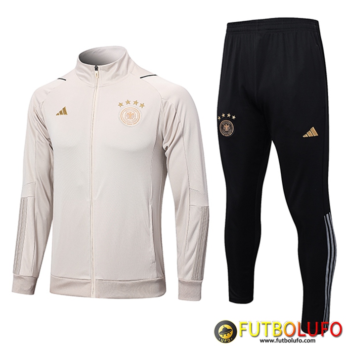 Chandal Equipos De Futbol - Chaqueta Alemania Beige 2022/2023