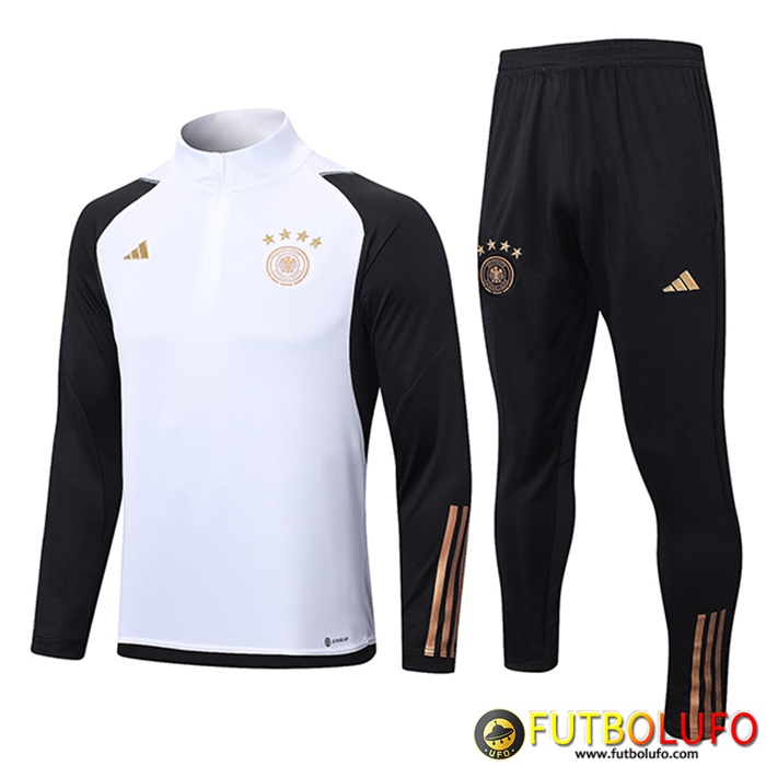 Chandal Equipos De Futbol Alemania Negro/Blanco 2022/2023