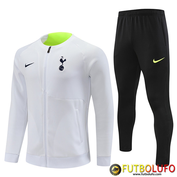 Chandal Equipos De Futbol - Chaqueta Tottenham Hotspurs Blanco 2022/2023