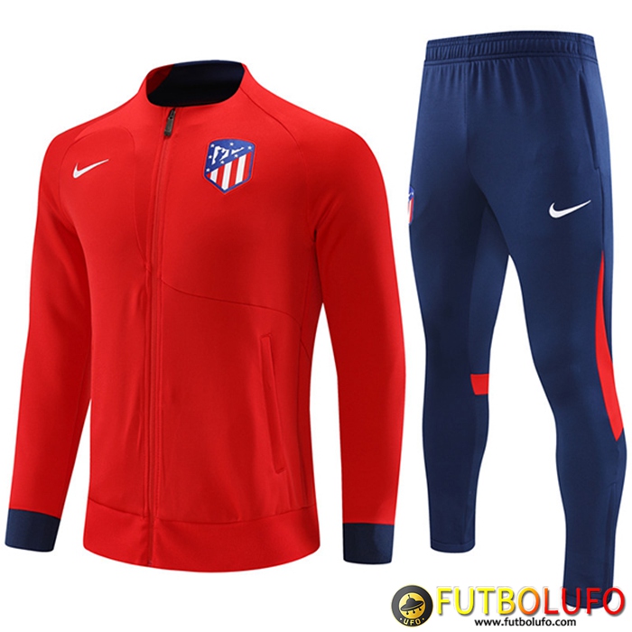 Chandal Equipos De Futbol - Chaqueta Atletico Madrid Rojo 2022/2023