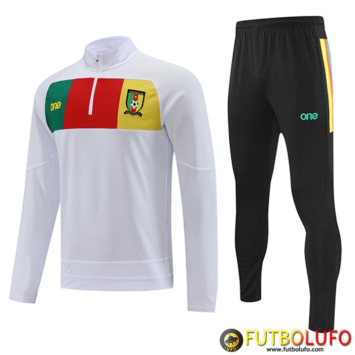 Chandal Equipos De Futbol Camerún Blanco 2022/2023