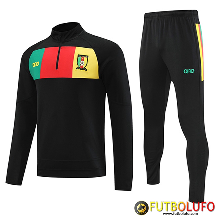 Chandal Equipos De Futbol Camerún Negro 2022/2023