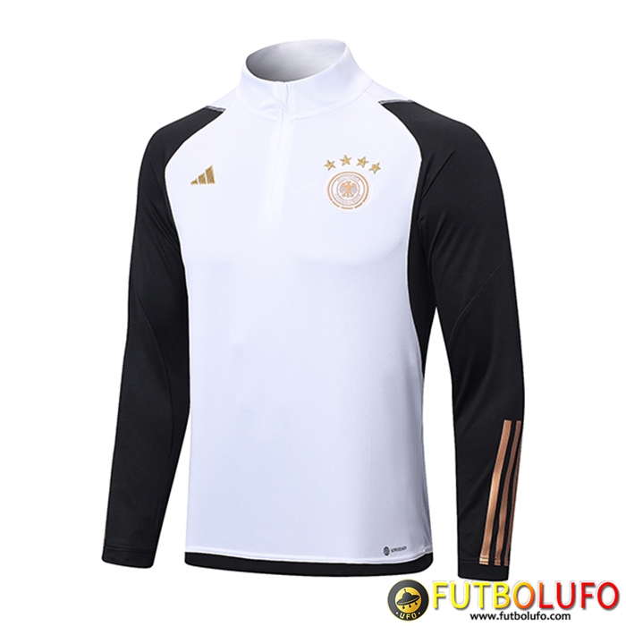 Sudadera De Entrenamiento Alemania Negro/Blanco 2022/2023