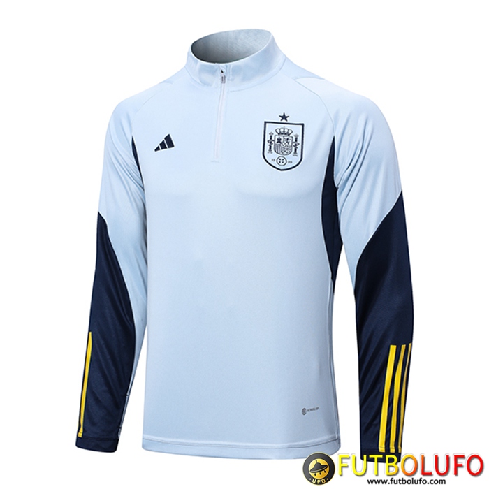 Sudadera De Entrenamiento España Azul Claro 2022/2023