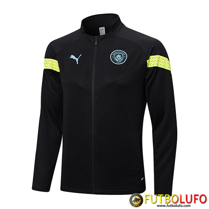 Chaquetas Futbol Manchester City Negro 2022/2023
