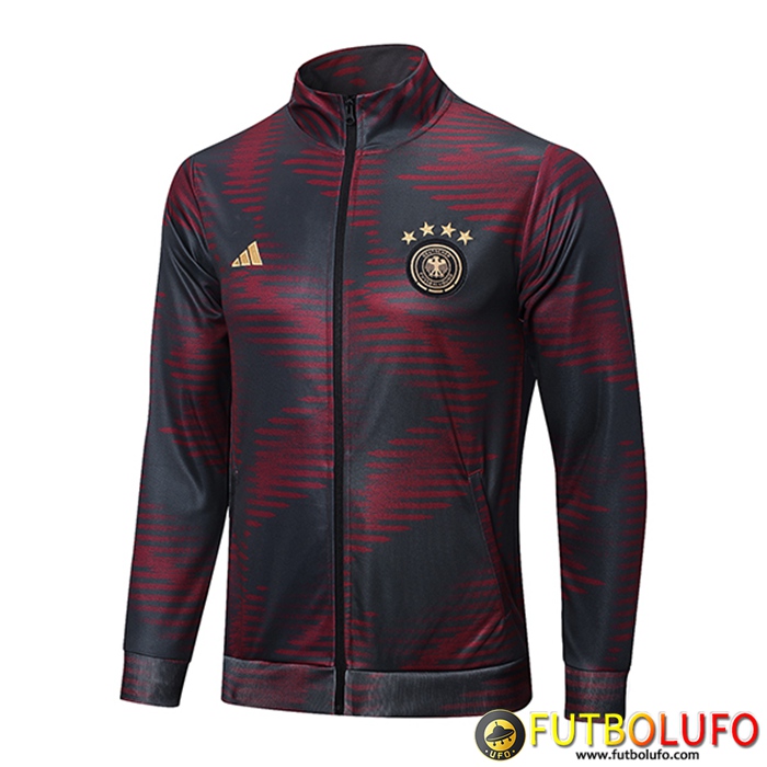 Chaquetas Futbol Alemania Rojo/Negro 2022/2023