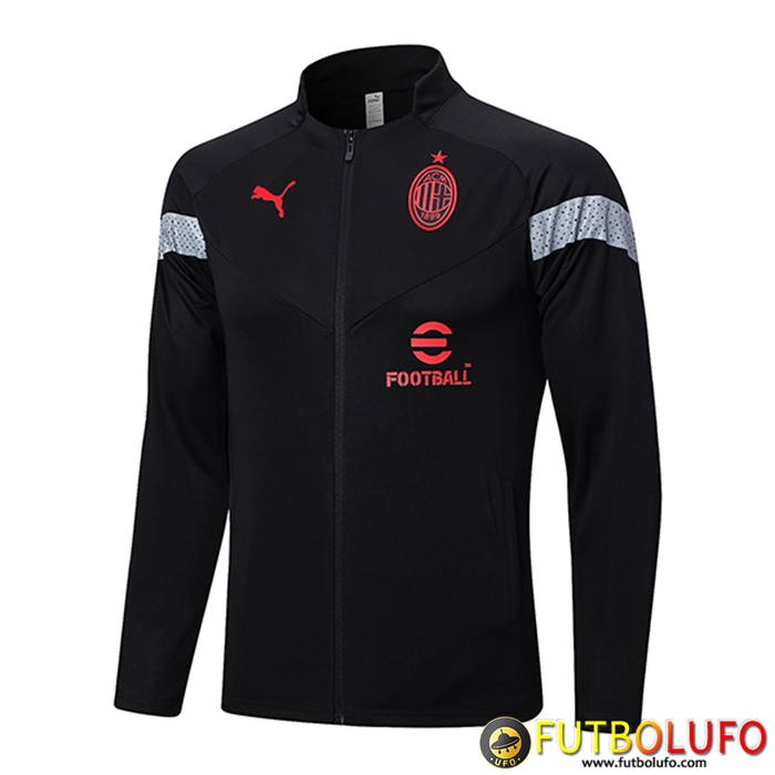 Chaquetas Futbol AC Milan Negro 2022/2023