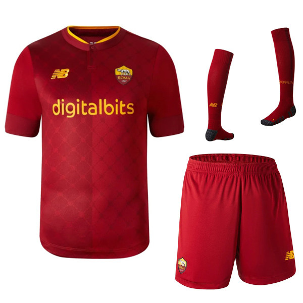 Camisetas De Futbol AS Roma Primera (Cortos + Calcetines) 2022/2023