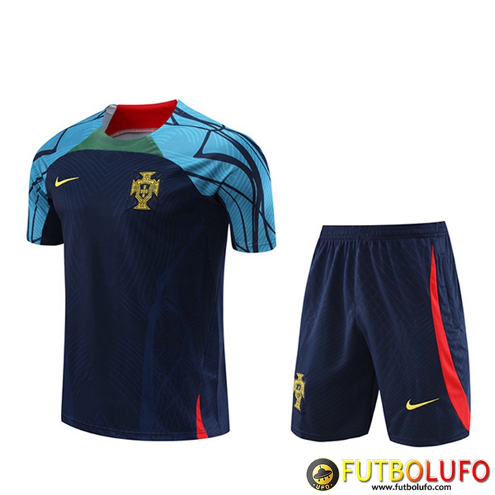 Camiseta Entrenamiento + Cortos Portugal Azul marino 2022/2023