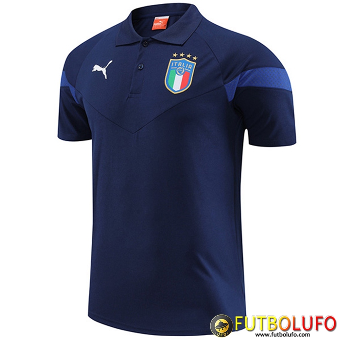 Camiseta Polo Italia Azul marino 2022/2023