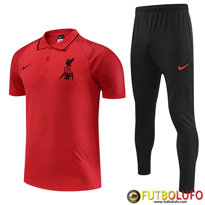 Camiseta Polo FC Liverpool Rojo 2022/2023 -02