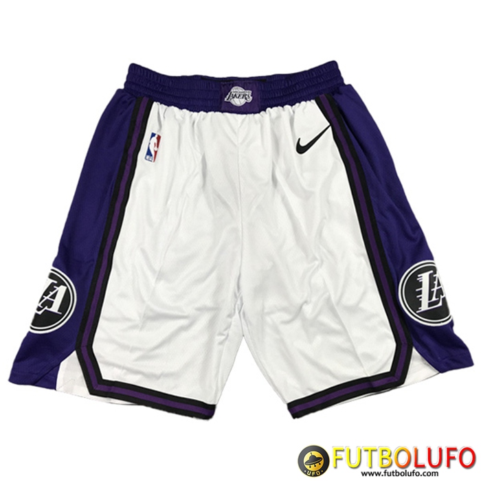 Cortos NBA Los Angeles Lakers Blanco/Azul