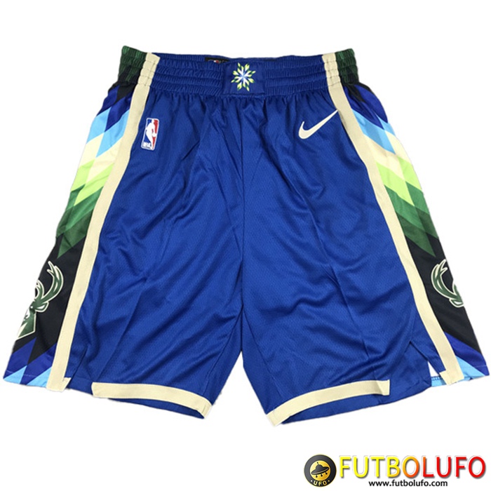 Cortos NBA Milwaukee Bucks Azul