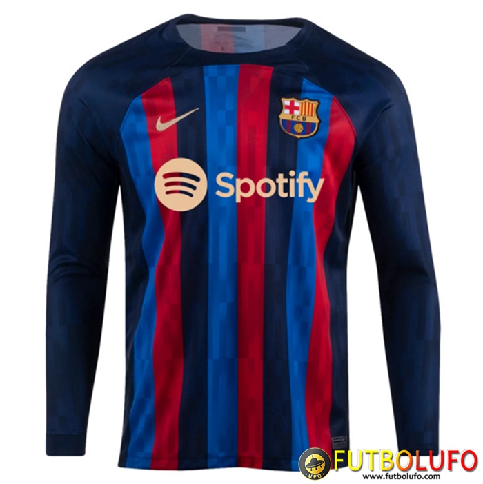 Nueva Camisetas De Futbol FC Barcelona Primera Manga Larga 2022/2023