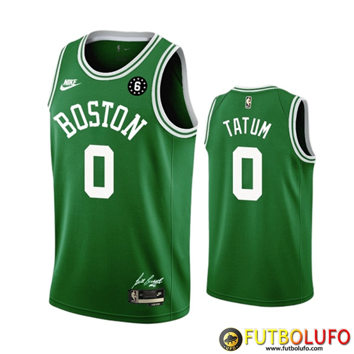 Camisetas Boston Celtics (TATUM #0) 2022/23 Verde