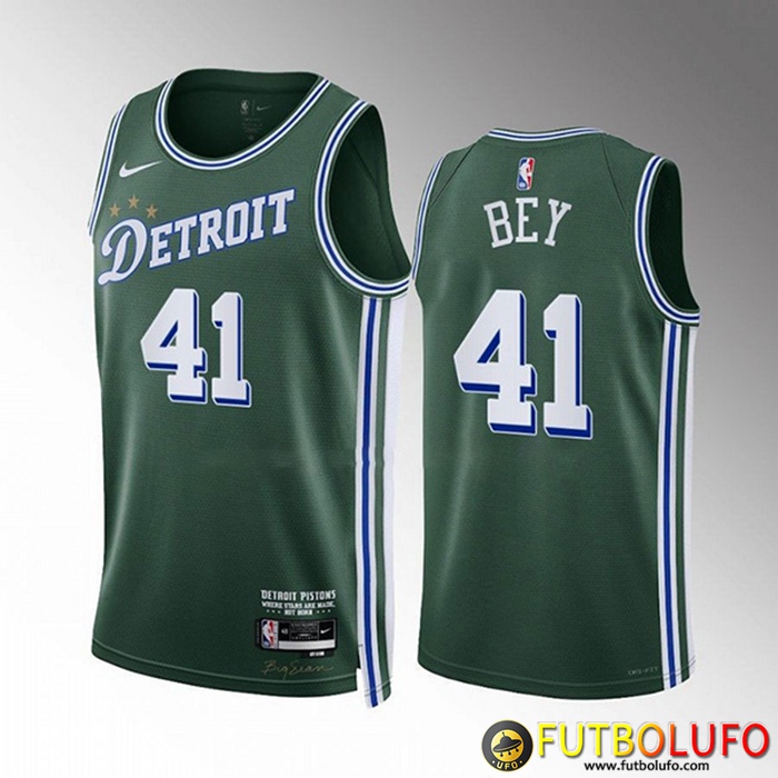 Camisetas Detroit Pistons (BEY #41) 2022/23 Verde