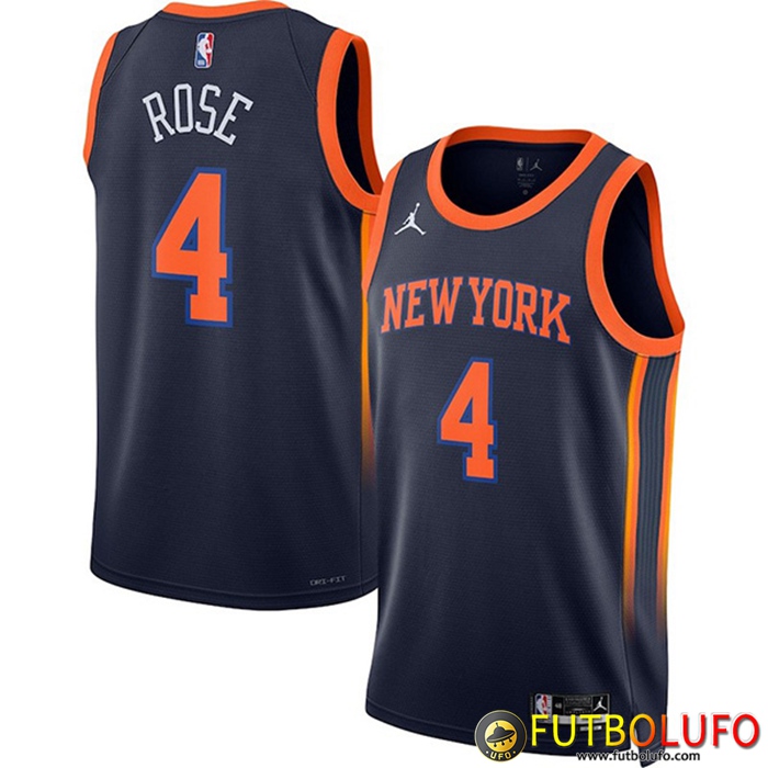 Camisetas New York Knicks (Rosa #4) 2022/23 Negro
