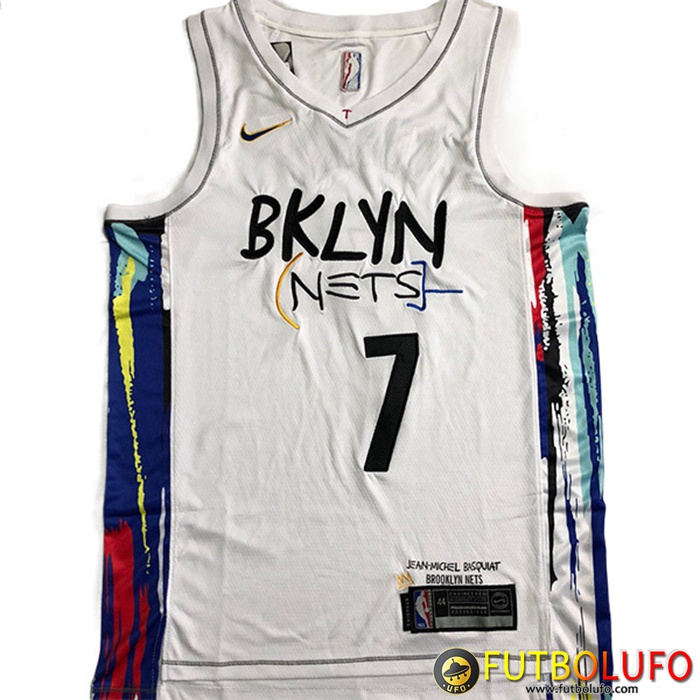 Camisetas Brooklyn Nets (DURANT #7) 2022/23 Blanco