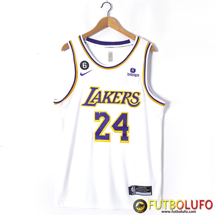 Camisetas Los Angeles Lakers (BRYANT #24) 2022/23 Blanco