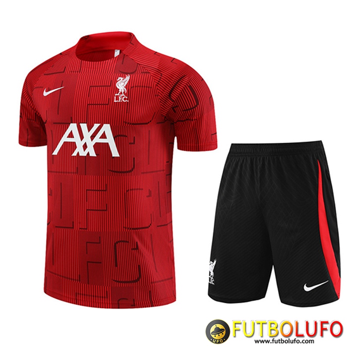 Camiseta Entrenamiento + Cortos FC Liverpool Rojo 2023/2023