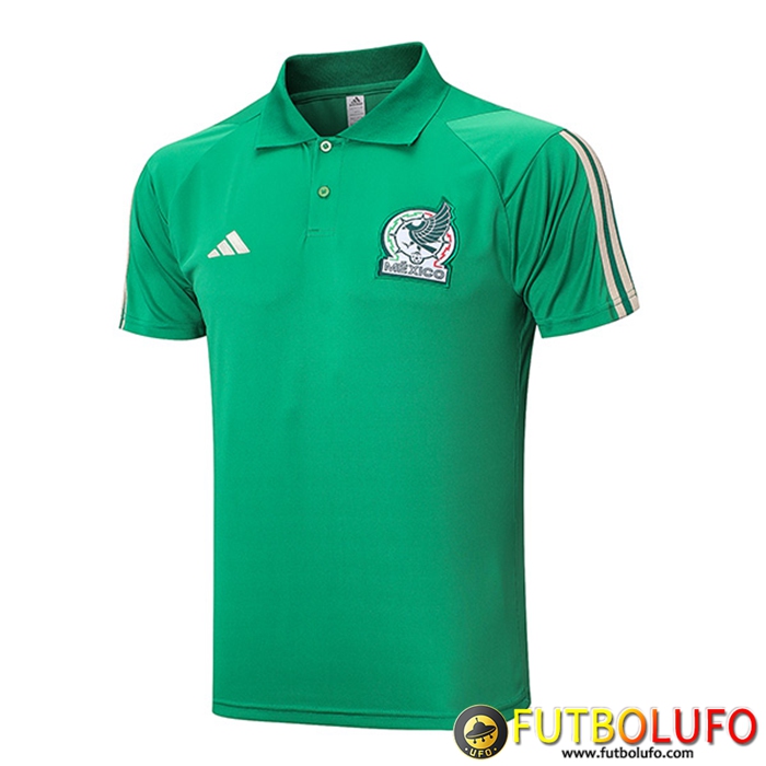 Camiseta Polo México Verde 2023/2023