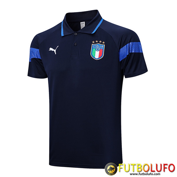 Camiseta Polo Italia Azul marino 2023/2023
