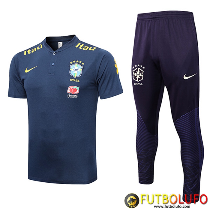 Camiseta Polo Brasil Azul marino 2023/2023