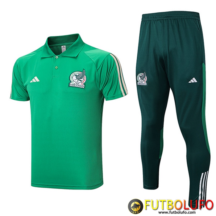 Camiseta Polo México Verde 2023/2023