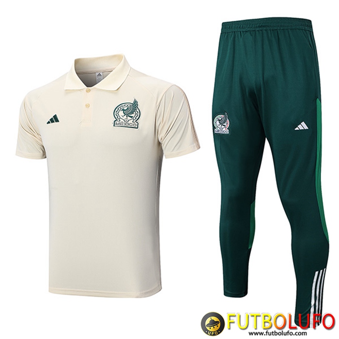 Camiseta Polo México Beige 2023/2023