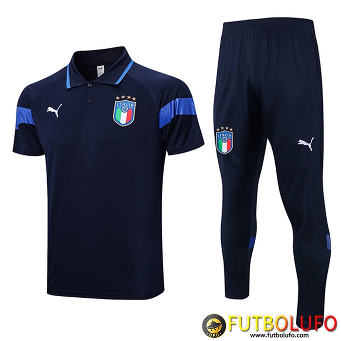 Camiseta Polo Italia Azul marino 2023/2023
