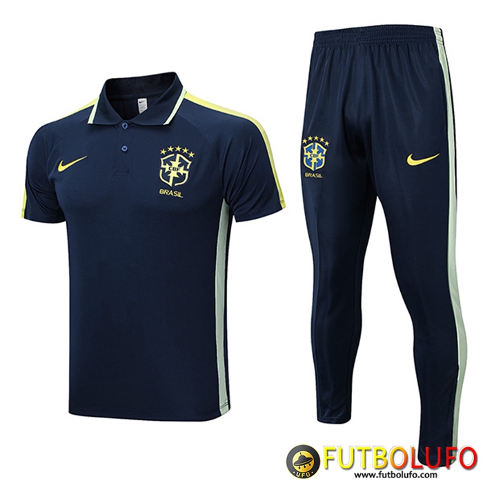 Camiseta Polo Brasil Azul marino 2023/2023