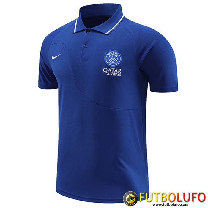 Camiseta Polo PSG Azul 2023/2023