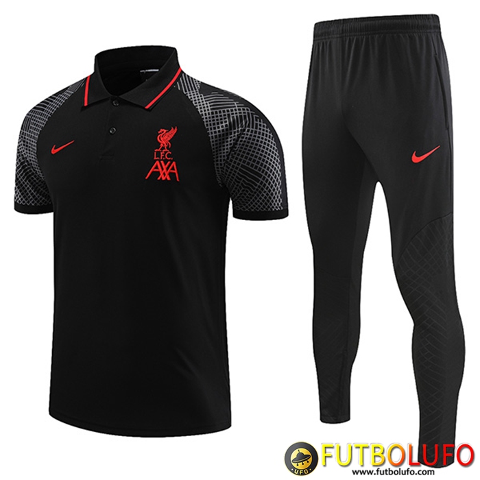 Camiseta Polo FC Liverpool Negro 2023/2023