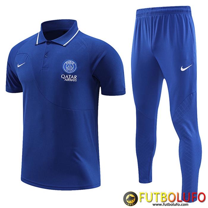 Camiseta Polo PSG Azul 2023/2023