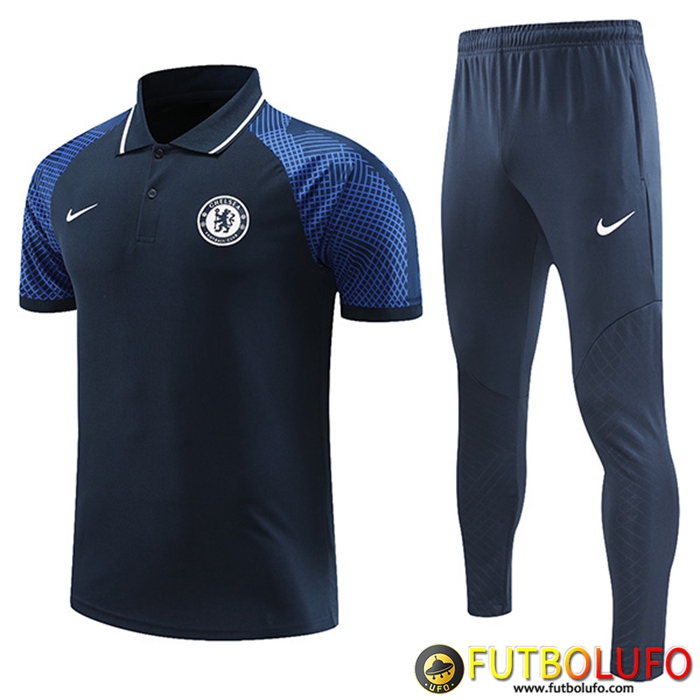 Camiseta Polo FC Chelsea Azul marino 2023/2023
