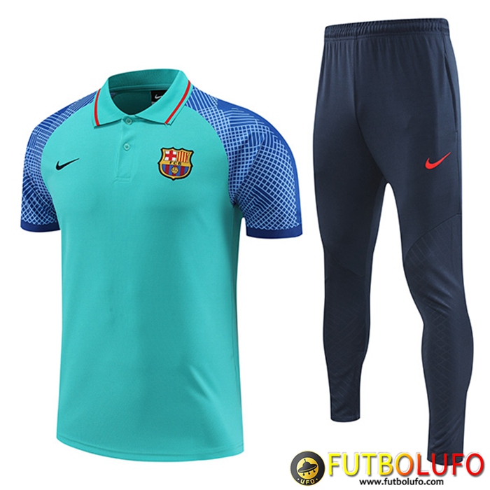 Camiseta Polo FC Barcelona Verde 2023/2023