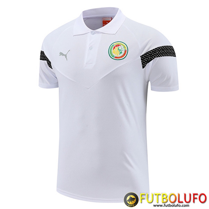 Camiseta Polo Senegal Blanco 2023/2023