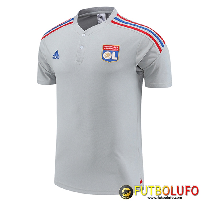 Camiseta Polo lyon Gris 2023/2023
