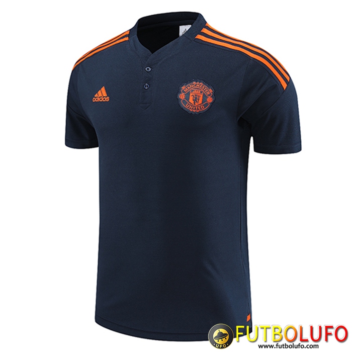 Camiseta Polo Manchester United Azul Oscuro 2023/2023