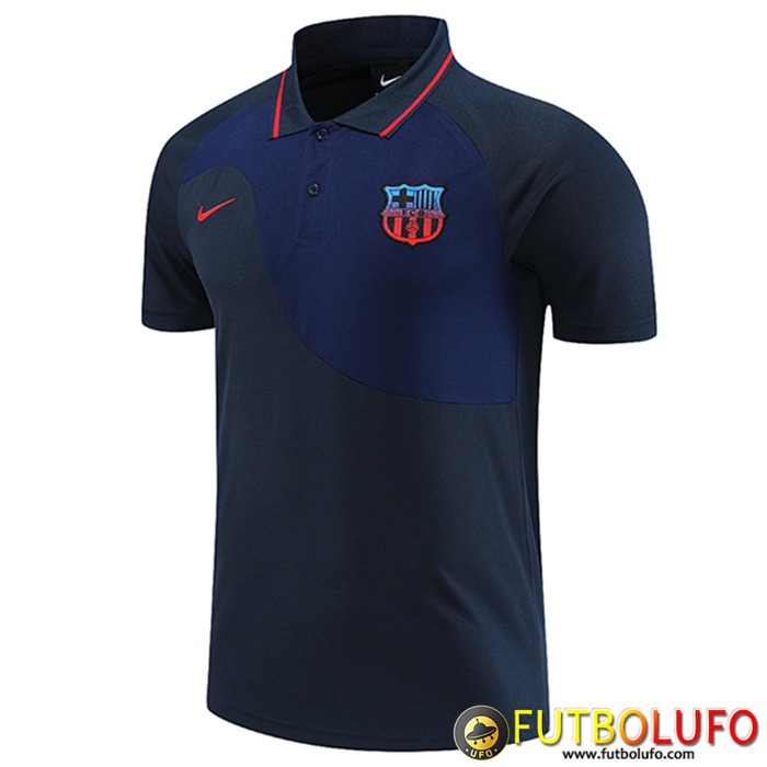 Camiseta Polo FC Barcelona Azul marino 2023/2023